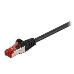 Goobay RJ45 CAT 6 SFTP CU 2m Black - Premium Ethernet Cable for High-Speed Connectivity and Reliable Performance
